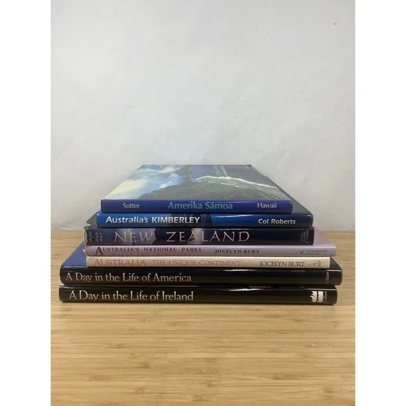 Coffee Table Travel Book Lot – Australia, New Zealand & America (7 Hardcover) - Picture 1 of 8